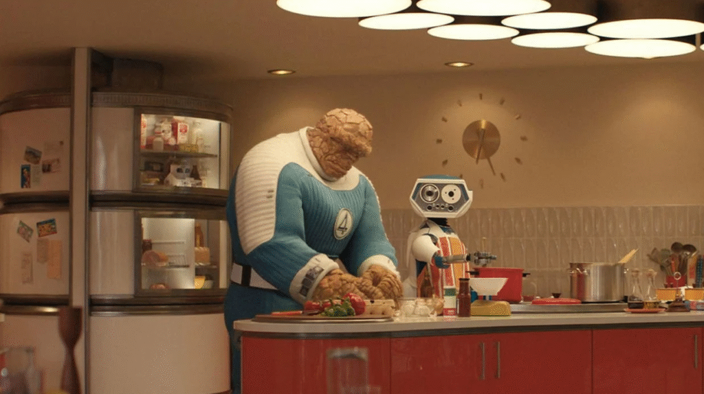 La Roca y el robot.