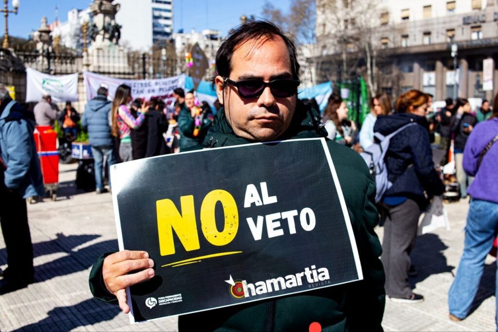 No al veto. Foto de Matías Rosingana.