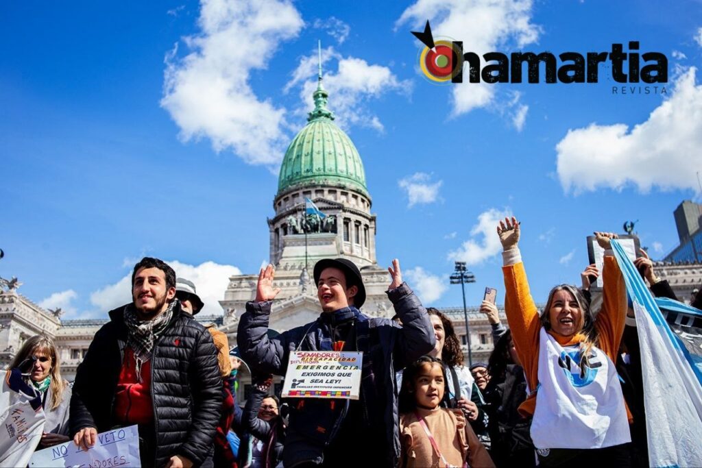 Festejos por el rechazo al veto. Foto: Matías Rosingana.
