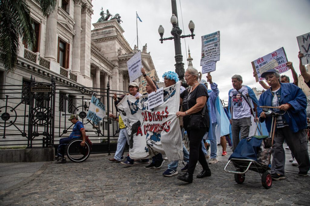 Represión a jubilados.