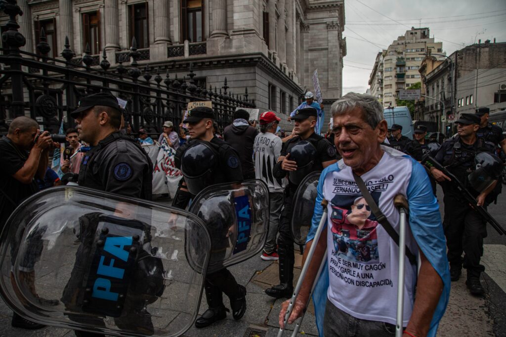 Represión a jubilados.