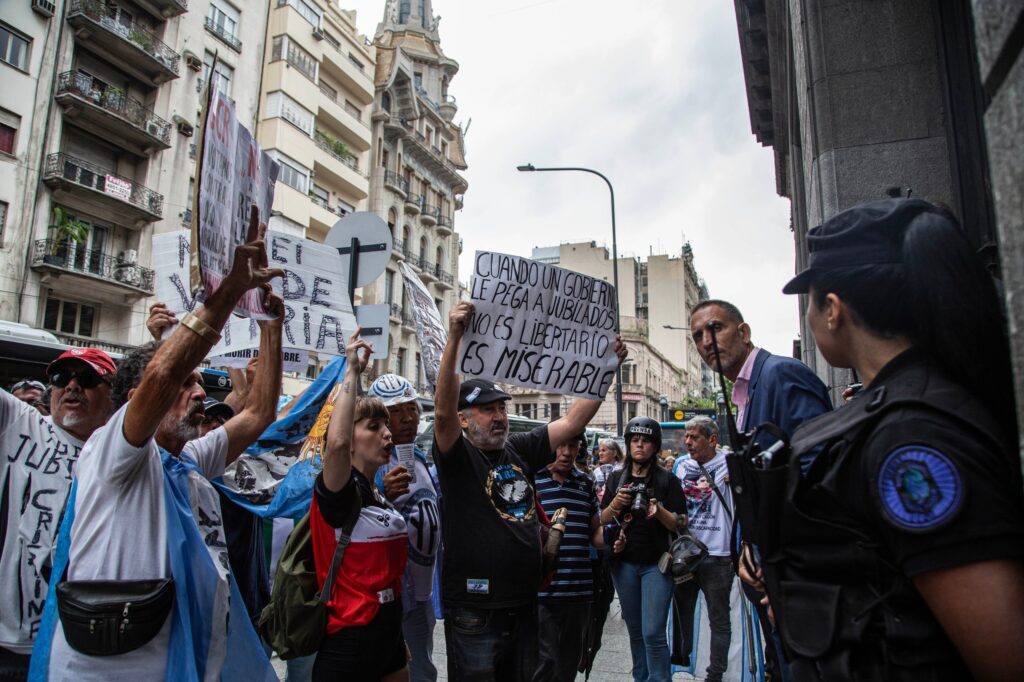 Represión a jubilados.