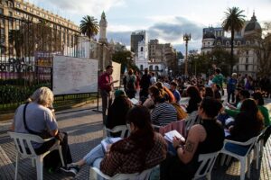 Clases abiertas. FOTO: Matías Rosingana.