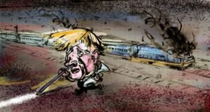Ilustración de tapa: Ex Pimer Ministro Británico Boris «Bojho» Jhonson. Por Vensentini.